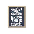 Picture of Sharky Teeth _GroupedProduct_Rectangle_Portrait_Mini_ _GroupedProduct_Rectangle_Portrait_Framed_Matted_