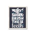 Picture of Sharky Teeth _GroupedProduct_Rectangle_Portrait_Mini_ _GroupedProduct_Rectangle_Portrait_Framed_Matted_