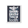 Picture of Sharky Teeth _GroupedProduct_Rectangle_Portrait_Mini_ _GroupedProduct_Rectangle_Portrait_Framed_Matted_