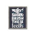 Picture of Sharky Teeth _GroupedProduct_Rectangle_Portrait_Mini_ _GroupedProduct_Rectangle_Portrait_Framed_Matted_