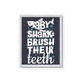 Picture of Sharky Teeth _GroupedProduct_Rectangle_Portrait_Mini_ _GroupedProduct_Rectangle_Portrait_Framed_Matted_