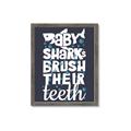 Picture of Sharky Teeth _GroupedProduct_Rectangle_Portrait_Mini_ _GroupedProduct_Rectangle_Portrait_Framed_Matted_