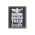 Picture of Sharky Teeth _GroupedProduct_Rectangle_Portrait_Mini_ _GroupedProduct_Rectangle_Portrait_Framed_Matted_
