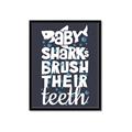 Picture of Sharky Teeth _GroupedProduct_Rectangle_Portrait_Mini_ _GroupedProduct_Rectangle_Portrait_Framed_Matted_