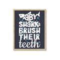 Picture of Sharky Teeth _GroupedProduct_Rectangle_Portrait_Mini_ _GroupedProduct_Rectangle_Portrait_Framed_Matted_