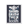 Picture of Sharky Teeth _GroupedProduct_Rectangle_Portrait_Mini_ _GroupedProduct_Rectangle_Portrait_Framed_Matted_