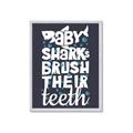 Picture of Sharky Teeth _GroupedProduct_Rectangle_Portrait_Mini_ _GroupedProduct_Rectangle_Portrait_Framed_Matted_