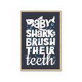 Picture of Sharky Teeth _GroupedProduct_Rectangle_Portrait_Mini_ _GroupedProduct_Rectangle_Portrait_Framed_Matted_