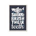 Picture of Sharky Teeth _GroupedProduct_Rectangle_Portrait_Mini_ _GroupedProduct_Rectangle_Portrait_Framed_Matted_