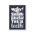 Picture of Sharky Teeth _GroupedProduct_Rectangle_Portrait_Mini_ _GroupedProduct_Rectangle_Portrait_Framed_Matted_