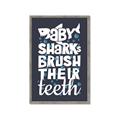 Picture of Sharky Teeth _GroupedProduct_Rectangle_Portrait_Mini_ _GroupedProduct_Rectangle_Portrait_Framed_Matted_