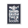 Picture of Sharky Teeth _GroupedProduct_Rectangle_Portrait_Mini_ _GroupedProduct_Rectangle_Portrait_Framed_Matted_