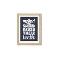 Picture of Sharky Teeth _GroupedProduct_Rectangle_Portrait_Mini_ _GroupedProduct_Rectangle_Portrait_Framed_Matted_
