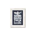 Picture of Sharky Teeth _GroupedProduct_Rectangle_Portrait_Mini_ _GroupedProduct_Rectangle_Portrait_Framed_Matted_