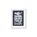 Picture of Sharky Teeth _GroupedProduct_Rectangle_Portrait_Mini_ _GroupedProduct_Rectangle_Portrait_Framed_Matted_