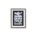 Picture of Sharky Teeth _GroupedProduct_Rectangle_Portrait_Mini_ _GroupedProduct_Rectangle_Portrait_Framed_Matted_