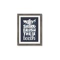 Picture of Sharky Teeth _GroupedProduct_Rectangle_Portrait_Mini_ _GroupedProduct_Rectangle_Portrait_Framed_Matted_
