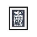 Picture of Sharky Teeth _GroupedProduct_Rectangle_Portrait_Mini_ _GroupedProduct_Rectangle_Portrait_Framed_Matted_