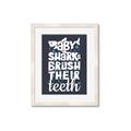 Picture of Sharky Teeth _GroupedProduct_Rectangle_Portrait_Mini_ _GroupedProduct_Rectangle_Portrait_Framed_Matted_