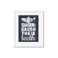Picture of Sharky Teeth _GroupedProduct_Rectangle_Portrait_Mini_ _GroupedProduct_Rectangle_Portrait_Framed_Matted_