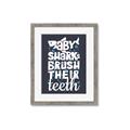 Picture of Sharky Teeth _GroupedProduct_Rectangle_Portrait_Mini_ _GroupedProduct_Rectangle_Portrait_Framed_Matted_