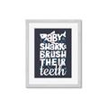 Picture of Sharky Teeth _GroupedProduct_Rectangle_Portrait_Mini_ _GroupedProduct_Rectangle_Portrait_Framed_Matted_
