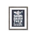 Picture of Sharky Teeth _GroupedProduct_Rectangle_Portrait_Mini_ _GroupedProduct_Rectangle_Portrait_Framed_Matted_