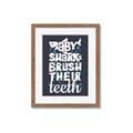 Picture of Sharky Teeth _GroupedProduct_Rectangle_Portrait_Mini_ _GroupedProduct_Rectangle_Portrait_Framed_Matted_