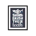 Picture of Sharky Teeth _GroupedProduct_Rectangle_Portrait_Mini_ _GroupedProduct_Rectangle_Portrait_Framed_Matted_