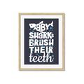 Picture of Sharky Teeth _GroupedProduct_Rectangle_Portrait_Mini_ _GroupedProduct_Rectangle_Portrait_Framed_Matted_
