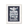 Picture of Sharky Teeth _GroupedProduct_Rectangle_Portrait_Mini_ _GroupedProduct_Rectangle_Portrait_Framed_Matted_