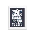 Picture of Sharky Teeth _GroupedProduct_Rectangle_Portrait_Mini_ _GroupedProduct_Rectangle_Portrait_Framed_Matted_