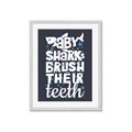Picture of Sharky Teeth _GroupedProduct_Rectangle_Portrait_Mini_ _GroupedProduct_Rectangle_Portrait_Framed_Matted_