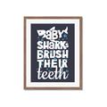 Picture of Sharky Teeth _GroupedProduct_Rectangle_Portrait_Mini_ _GroupedProduct_Rectangle_Portrait_Framed_Matted_