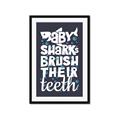 Picture of Sharky Teeth _GroupedProduct_Rectangle_Portrait_Mini_ _GroupedProduct_Rectangle_Portrait_Framed_Matted_