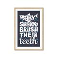 Picture of Sharky Teeth _GroupedProduct_Rectangle_Portrait_Mini_ _GroupedProduct_Rectangle_Portrait_Framed_Matted_