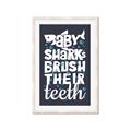 Picture of Sharky Teeth _GroupedProduct_Rectangle_Portrait_Mini_ _GroupedProduct_Rectangle_Portrait_Framed_Matted_