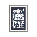 Picture of Sharky Teeth _GroupedProduct_Rectangle_Portrait_Mini_ _GroupedProduct_Rectangle_Portrait_Framed_Matted_