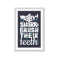 Picture of Sharky Teeth _GroupedProduct_Rectangle_Portrait_Mini_ _GroupedProduct_Rectangle_Portrait_Framed_Matted_