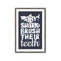 Picture of Sharky Teeth _GroupedProduct_Rectangle_Portrait_Mini_ _GroupedProduct_Rectangle_Portrait_Framed_Matted_