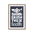 Picture of Sharky Teeth _GroupedProduct_Rectangle_Portrait_Mini_ _GroupedProduct_Rectangle_Portrait_Framed_Matted_