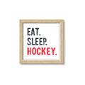 Picture of Eat Sleep Hockey _GroupedProduct_Square_Mini_ _GroupedProduct_Square_Framed_Matted_