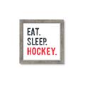 Picture of Eat Sleep Hockey _GroupedProduct_Square_Mini_ _GroupedProduct_Square_Framed_Matted_
