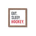 Picture of Eat Sleep Hockey _GroupedProduct_Square_Mini_ _GroupedProduct_Square_Framed_Matted_