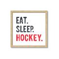 Picture of Eat Sleep Hockey _GroupedProduct_Square_Mini_ _GroupedProduct_Square_Framed_Matted_