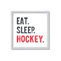 Picture of Eat Sleep Hockey _GroupedProduct_Square_Mini_ _GroupedProduct_Square_Framed_Matted_