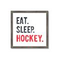 Picture of Eat Sleep Hockey _GroupedProduct_Square_Mini_ _GroupedProduct_Square_Framed_Matted_