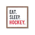 Picture of Eat Sleep Hockey _GroupedProduct_Square_Mini_ _GroupedProduct_Square_Framed_Matted_