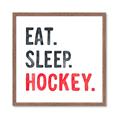 Picture of Eat Sleep Hockey _GroupedProduct_Square_Mini_ _GroupedProduct_Square_Framed_Matted_