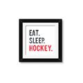 Picture of Eat Sleep Hockey _GroupedProduct_Square_Mini_ _GroupedProduct_Square_Framed_Matted_